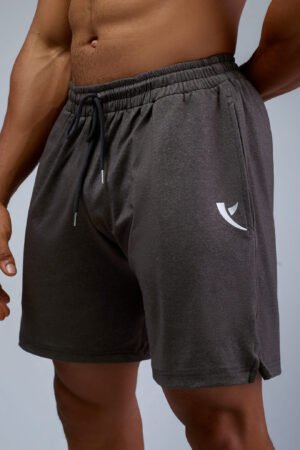 THICK PATTERN GRAY SHORT