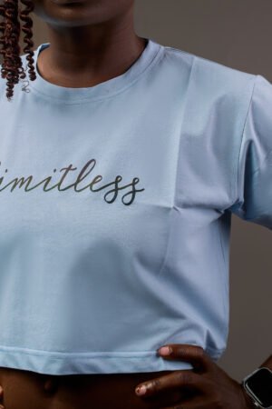 SKY BLUE CROP TOP
